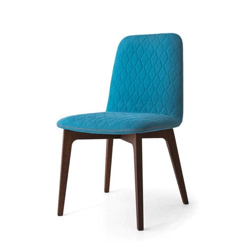Calligaris Scaun Sami Lemn Smoke Tapițerie Oslo Aquamarine 2
