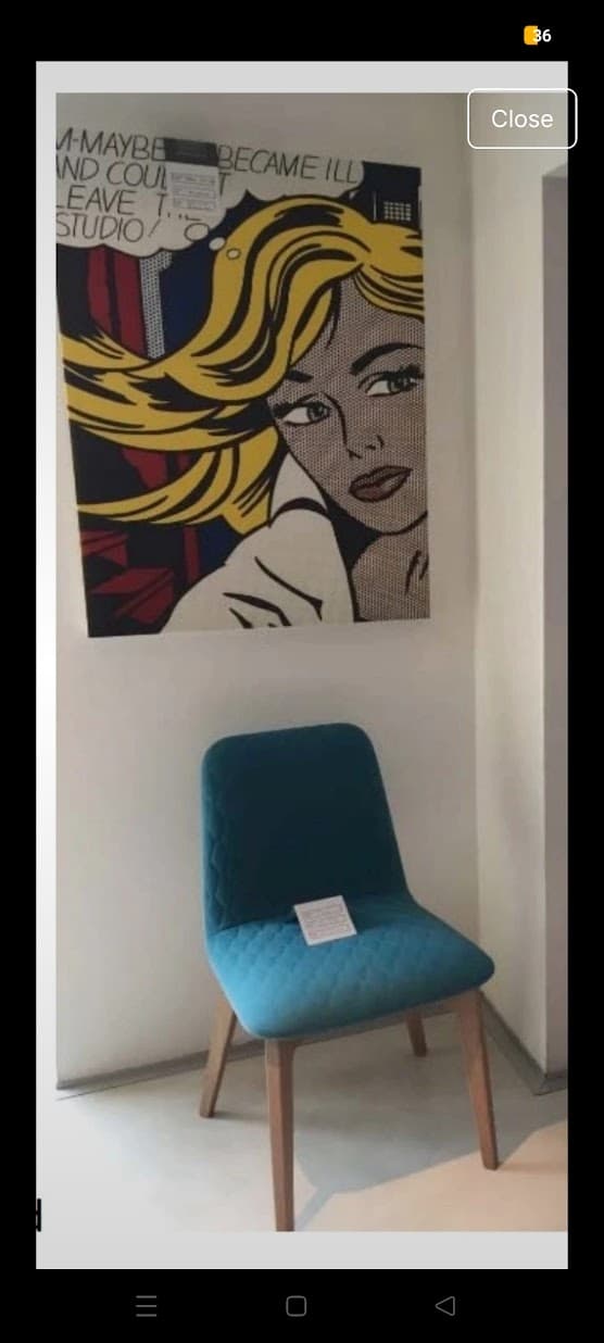 Calligaris Scaun Sami Lemn Smoke Tapițerie Oslo Aquamarine 3