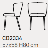 Scaun Betty Cb 2334 4