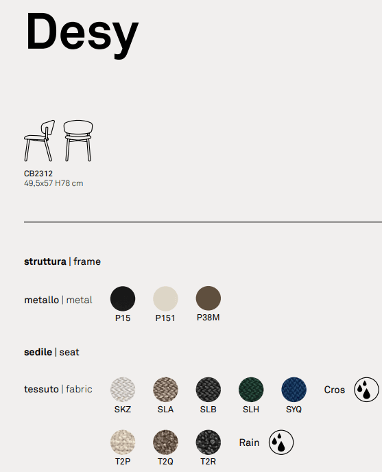 Scaun Desy Cb 2312 5