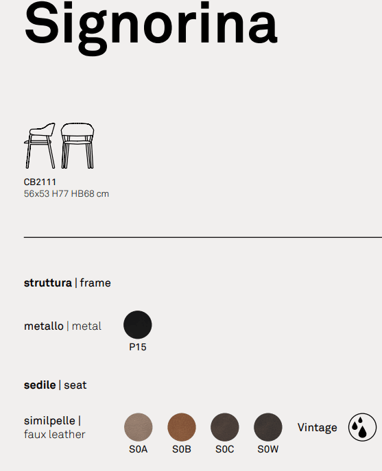 Scaun Signorina Cb 2111 4