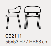 Scaun Signorina Cb 2111 5