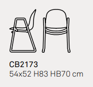 Scaun Academy CB2173 3