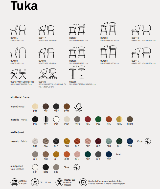 Scaun Tuka Cb 2127 180 3