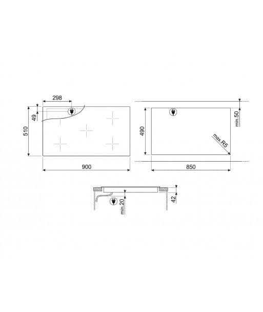Plita Smeg SE395ETB 4