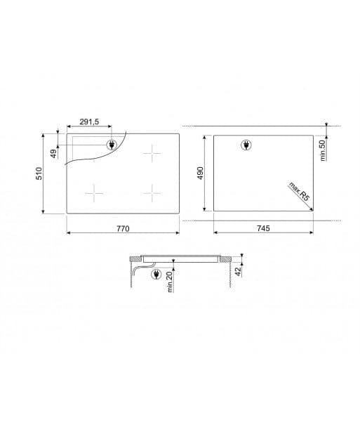 Plita Smeg SE385EMTB 2