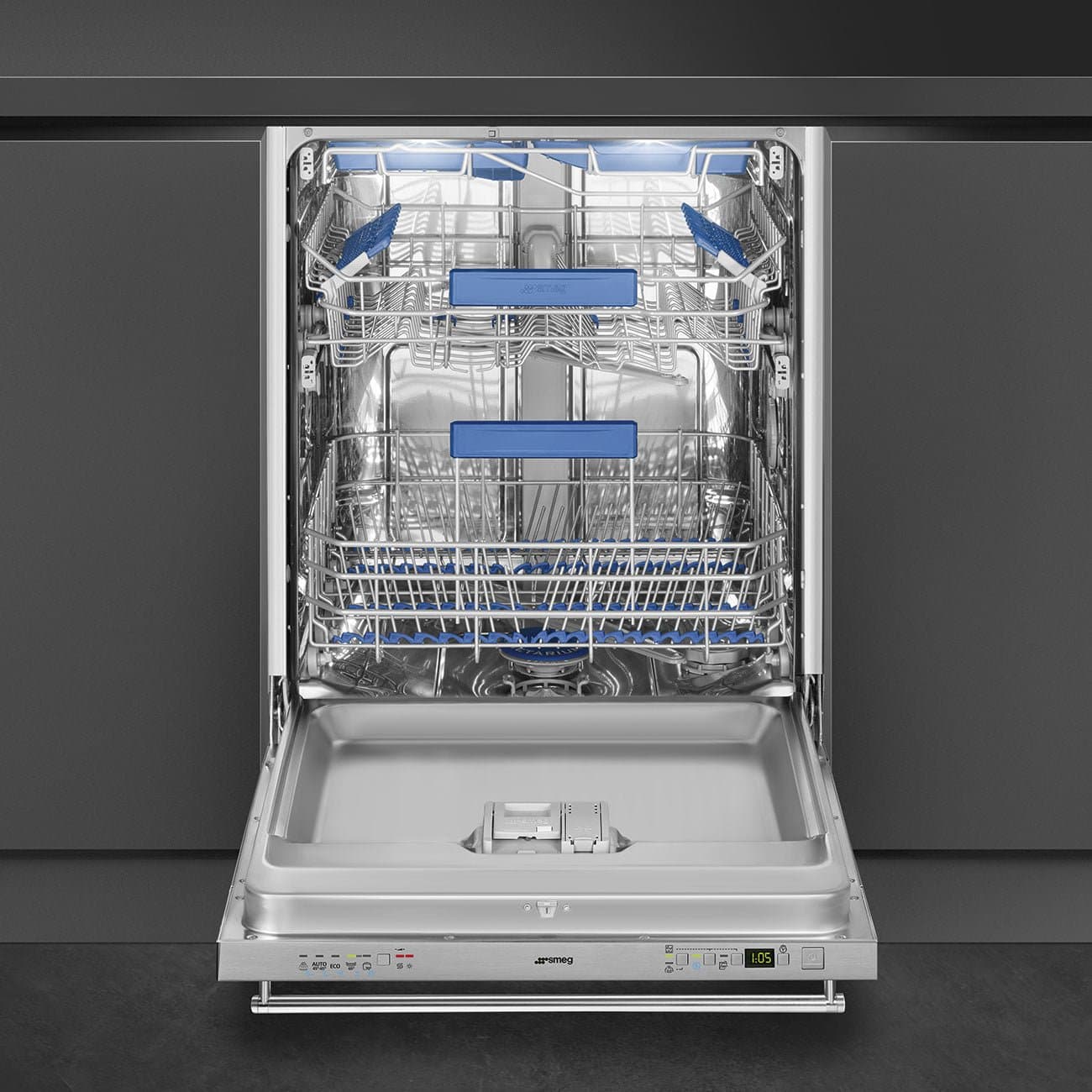 Masina de spalat vase incorporabila Smeg STX32BLLC 5