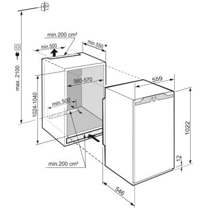 Frigider incorporabil Liebherr IRBd 4050 5