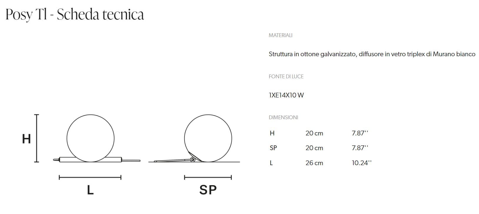 Masiero Veioza Posy TL - Veioză de interior cu design floral 3