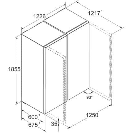 Combina frigorifica Liebherr XRF 5220 4