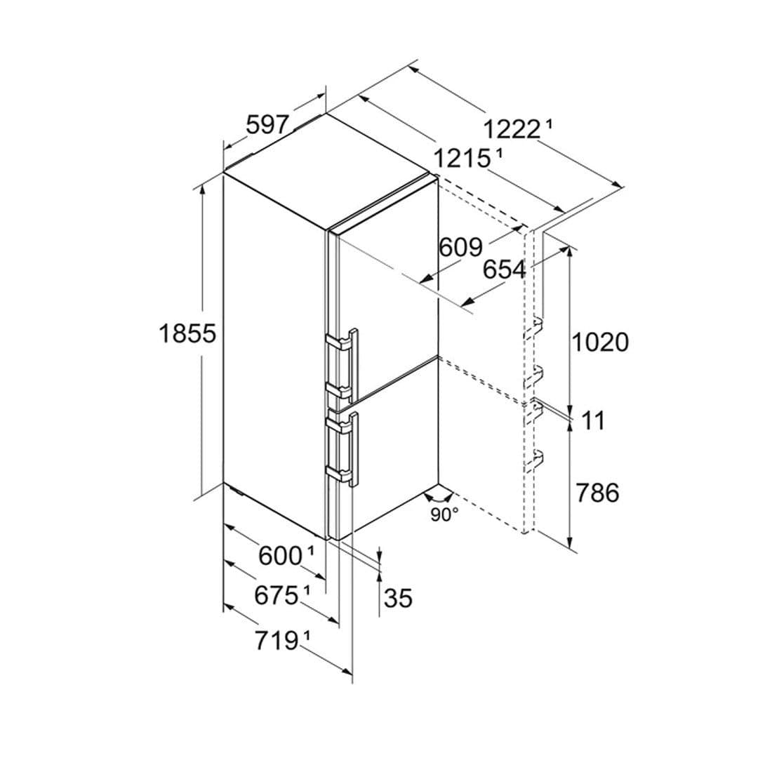 Combina frigorifica Liebherr SCNsdd 5253 4