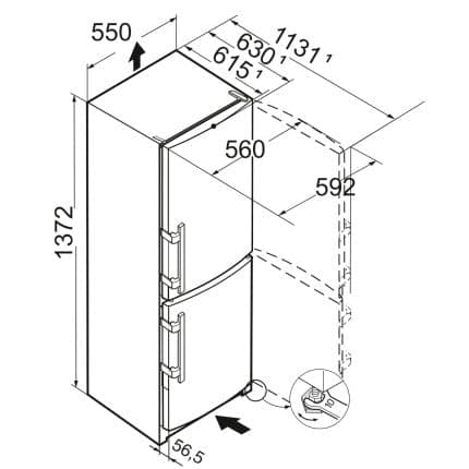 Combina frigorifica Liebherr CUfr 2331 5