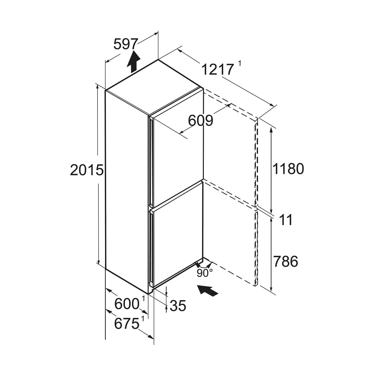 Combina frigorifica Liebherr CNsdd 5723 3