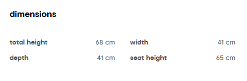 Scaun de bar  FIFTIES CS2006 MTO 6