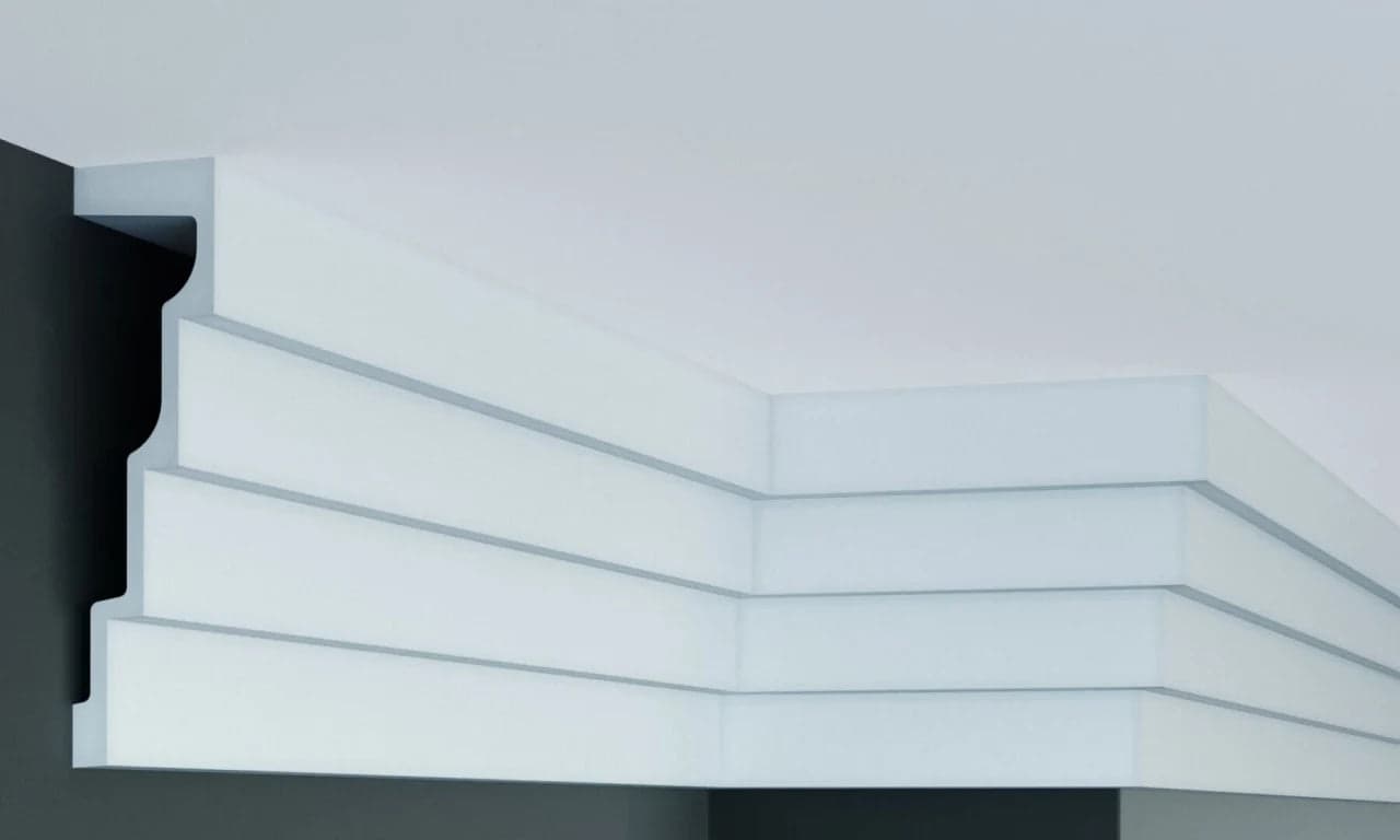 Cornisa decorativa din poliuretan P886 - 5x19x200 cm 2