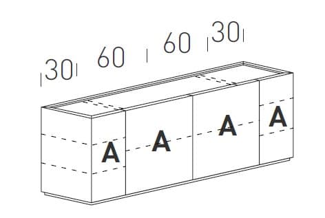 Comoda de living Cornice 14