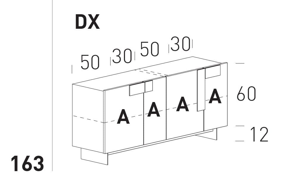 Comoda de living Ginevra 16