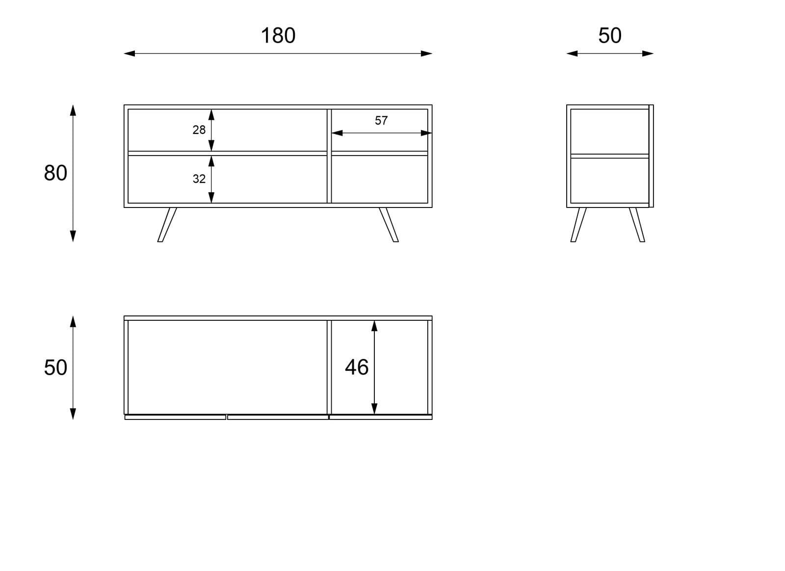 Comoda pentru living Ginger 6