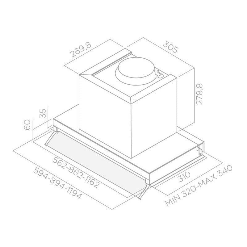 Hota incorporabila Elica PRF0097839B Box In PLUS 3