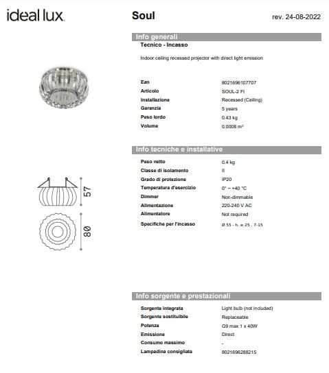 Ideal-Lux Spot Soul 2 Fi cu 2 Capete Reglabile 3