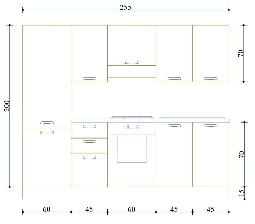Bucatarie model Systema 8