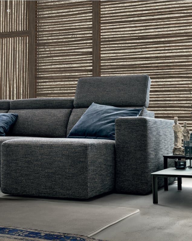 Samoa Canapea Extensibilă cu Pat, Spatiu de Depozitare, Tapiterie Textilă