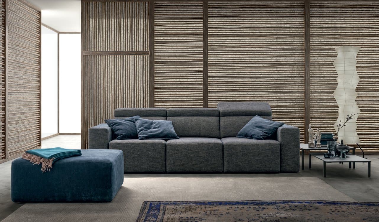 Samoa Canapea Extensibilă cu Pat, Spatiu de Depozitare, Tapiterie Textilă 4