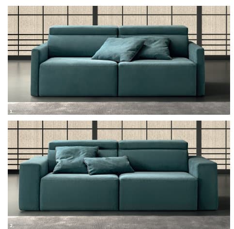 Samoa Canapea Extensibilă cu Pat, Spatiu de Depozitare, Tapiterie Textilă 67