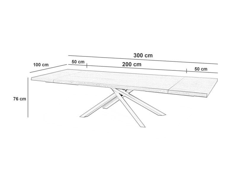 Masa de dining Spike 6