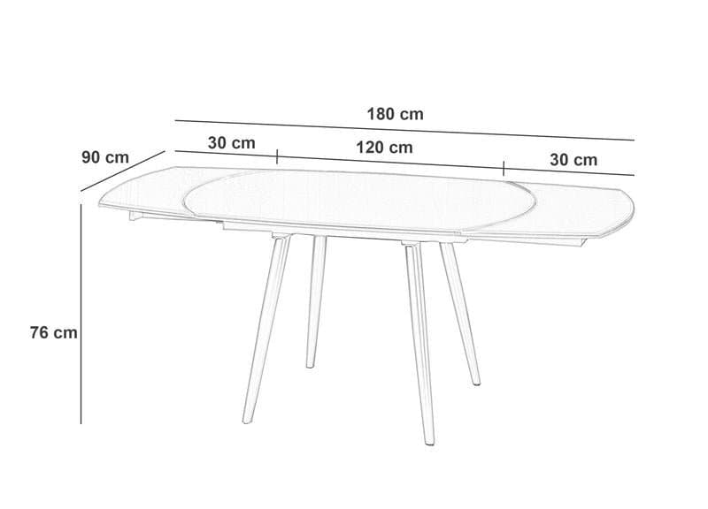 Masa de dining Kyoto Four 9