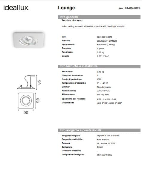 Ideal-Lux Spot Lounge FI - Iluminat Interior Modern 4