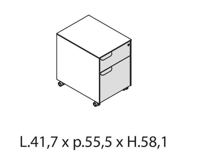 Corp cu sertare Fil Rouge 7