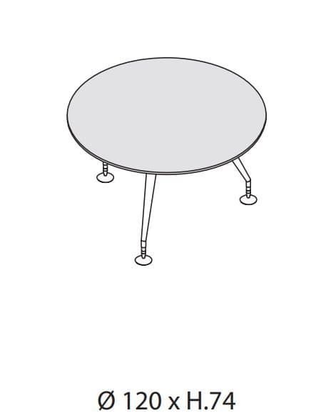 Masa de conferinte rotunda Enosi 4