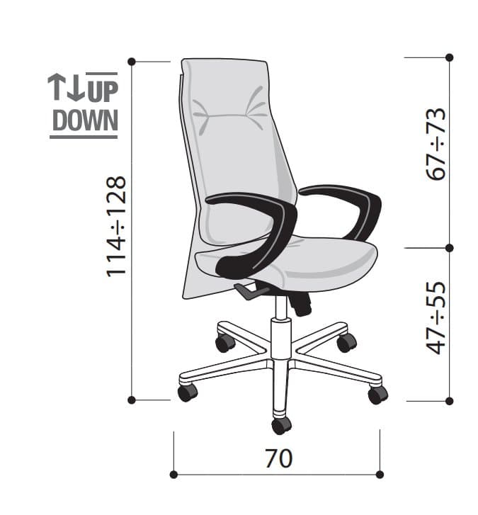 Scaun de birou Galassia 12