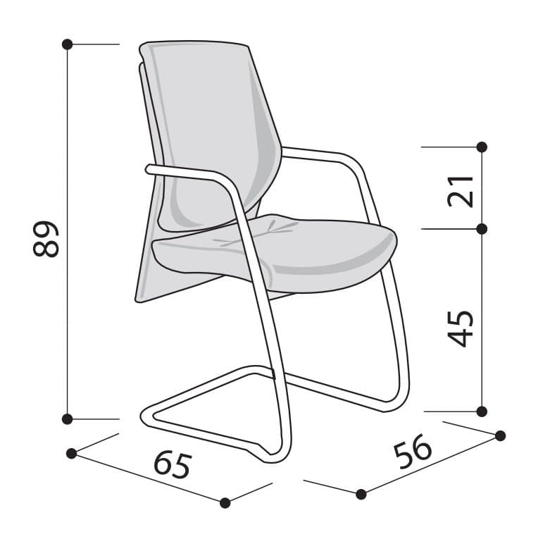 Scaun de birou Galassia 12