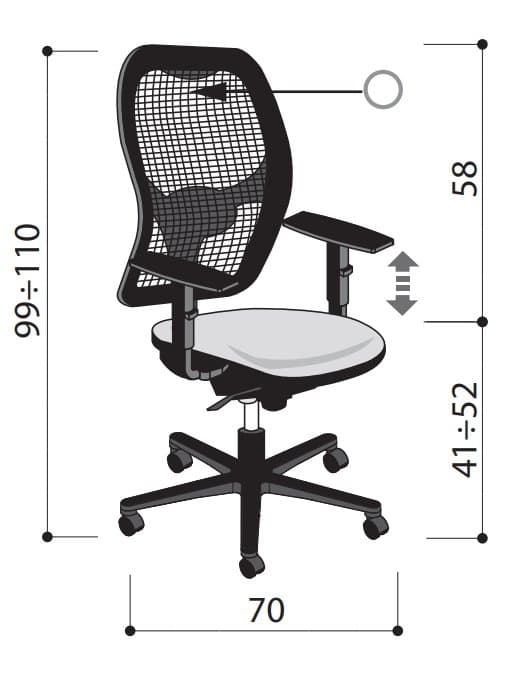 Scaun de birou Sistema 17