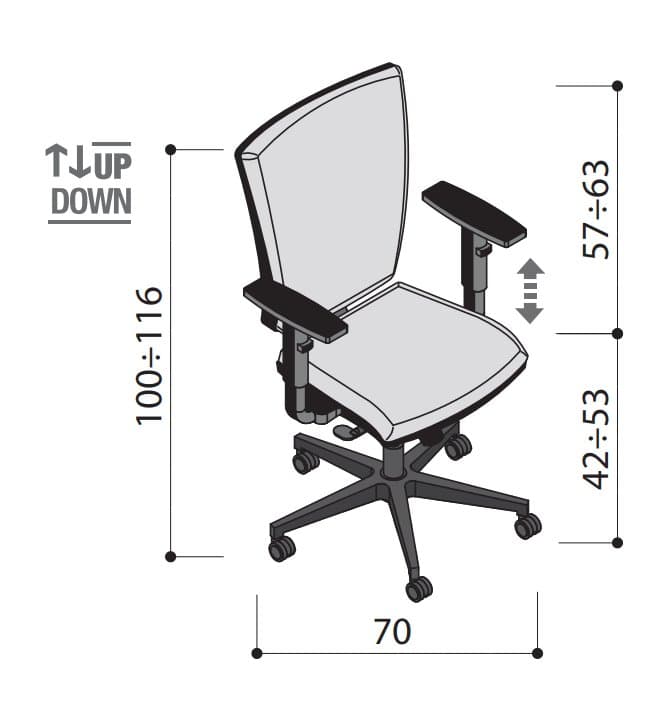 Scaun de birou Ciak 12