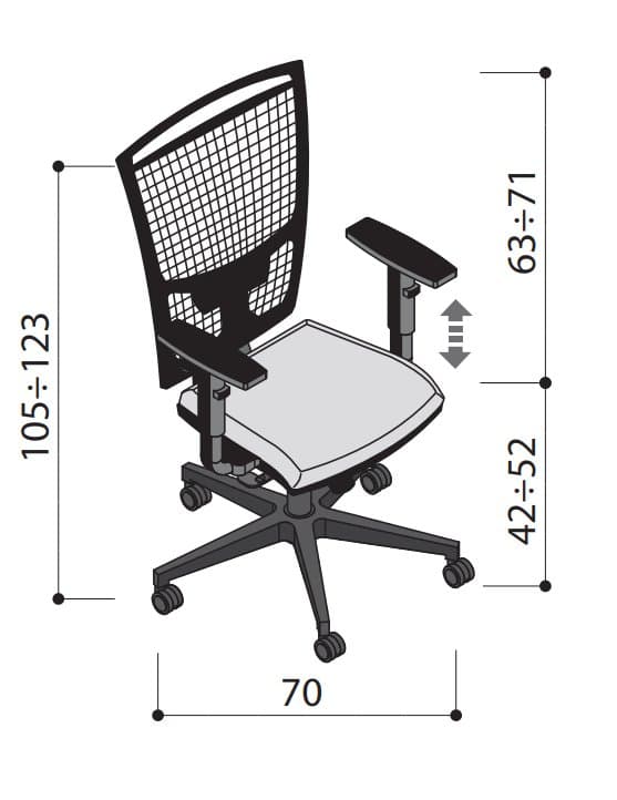 Scaun de birou Ciak 17