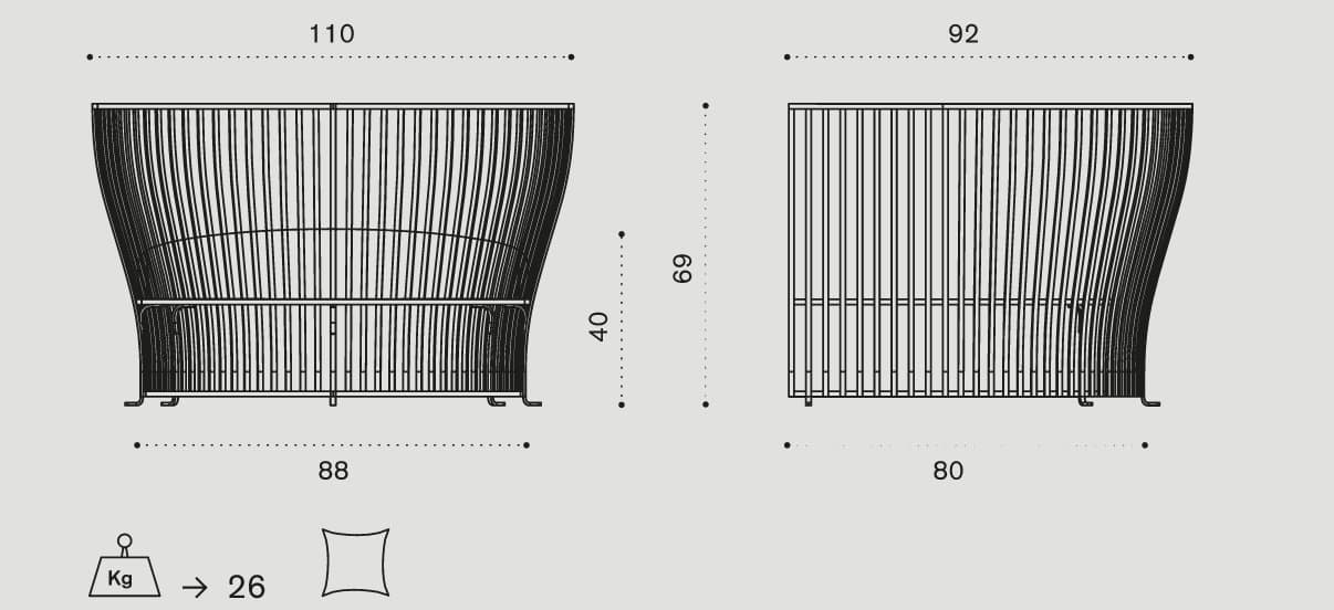 Fotoliu de exterior Venexia 8