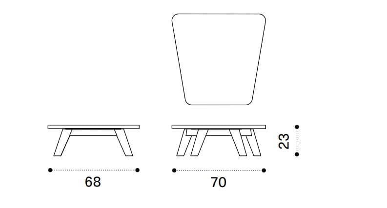 Masuta de cafea pentru exterior Rafael 4