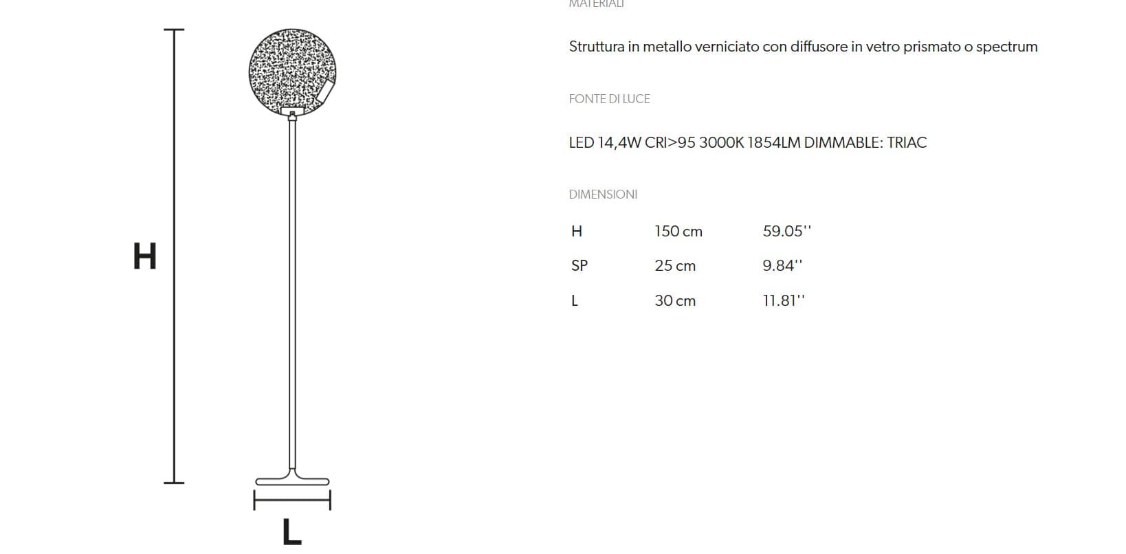 Masiero Lampadar Horo STL 3
