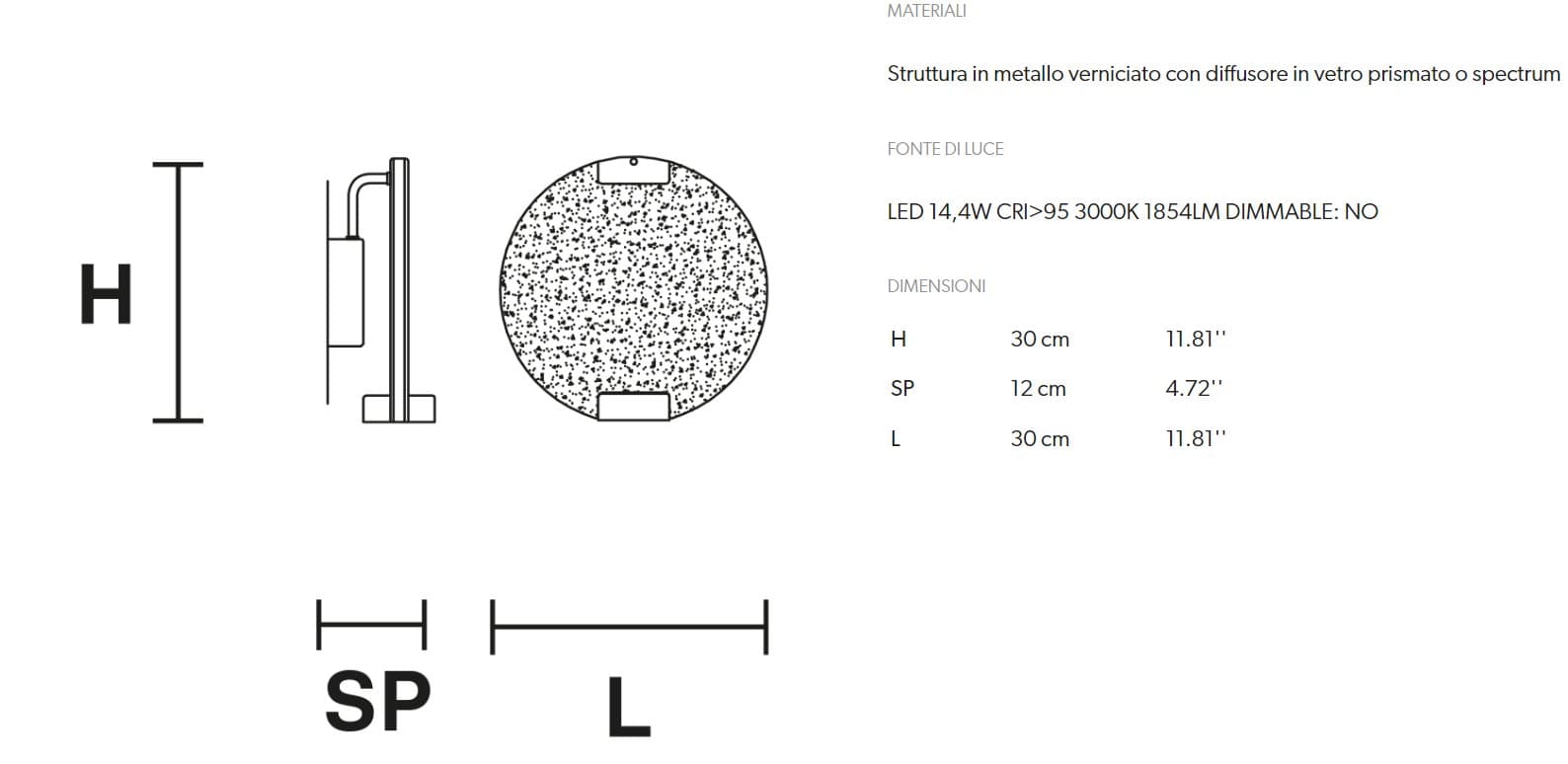 Masiero Aplica Horo A - Iluminat Interior Modern 3