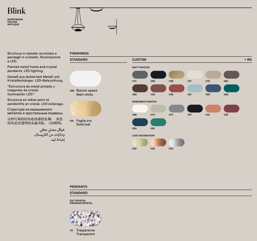 Masiero Aplica Blink LED A1 G 4