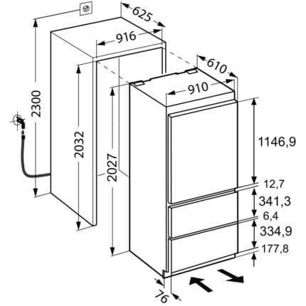 Combina frigorifica incorporabila Liebherr ECBN 6156 6