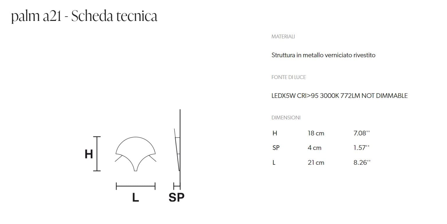 Masiero Aplica Palm A21 12