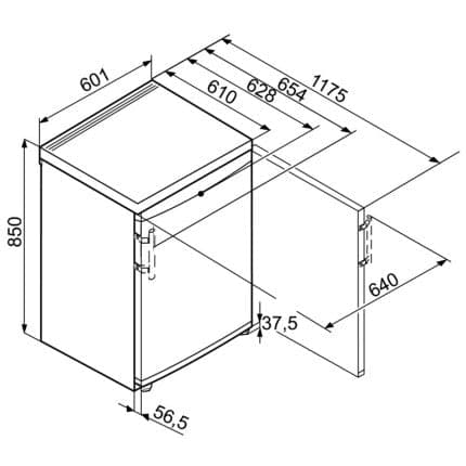 Frigider Liebherr T 1810 4