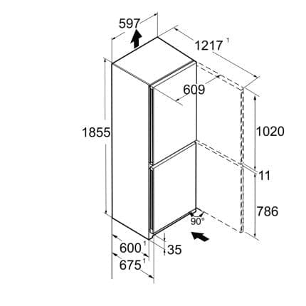 Combina frigorifica Liebherr CBNbbd 5223 10