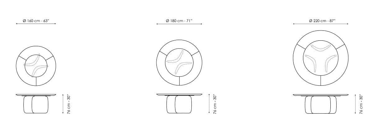 Masa de dining Mellow ST 3