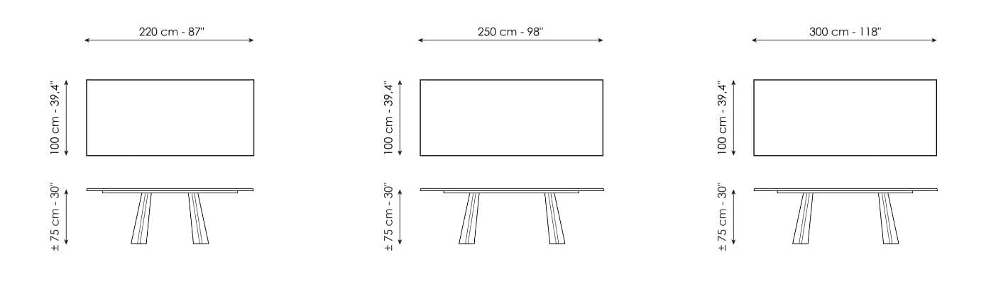 Masa de dining Torii 13