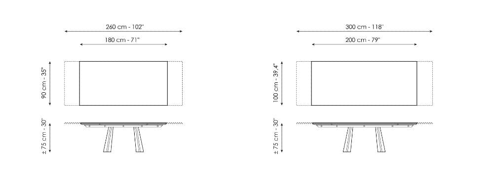 Masa de dining Torii 18